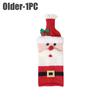 Holiday Knitted Wine Bottle Covers Christmas Sleeves Decorations for Wine Champagne Festive Gift Wrap Bottle Covers