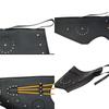 Traditional Bow Quiver Bag PU Archery Bow Storage Bag Wear Resist Rivet Bow Carry Shoulder Bag Bow Training Accessories