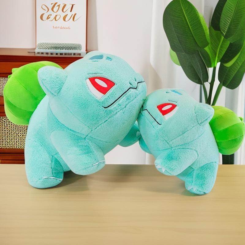 30-60Cm Bulbasaur Plush Toys Green Pokémon Big Stuffed Anime Dolls Collectible Plushie Sleeping Pillow Kid'S Christmas Gifts