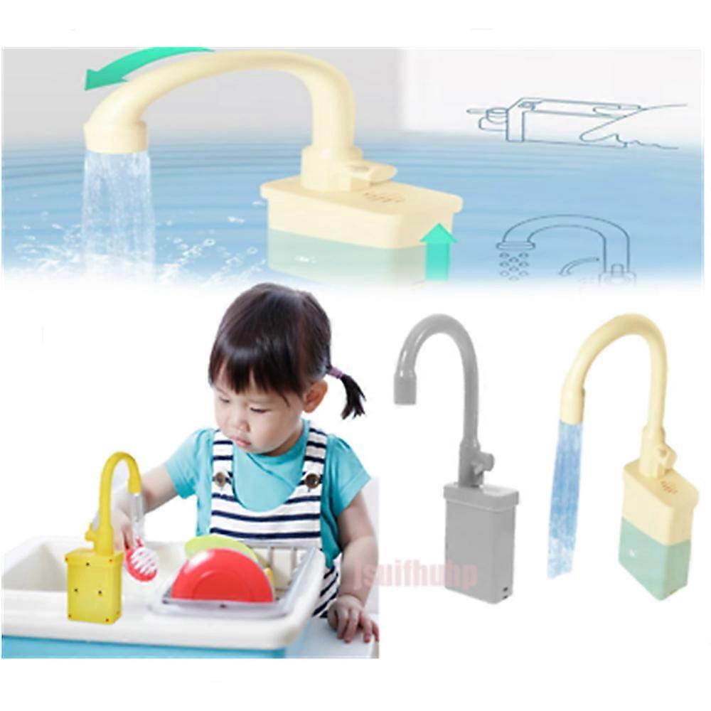 Kitchen Sink Faucet Kids Toy, Play Sink with Running Water Toy Sink Faucet
