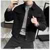 2025 Men's Pique Cool Jacket - High Street Trend, Hong Kong, Harajuku & Korean Style, Spring/Autumn Loose Fit