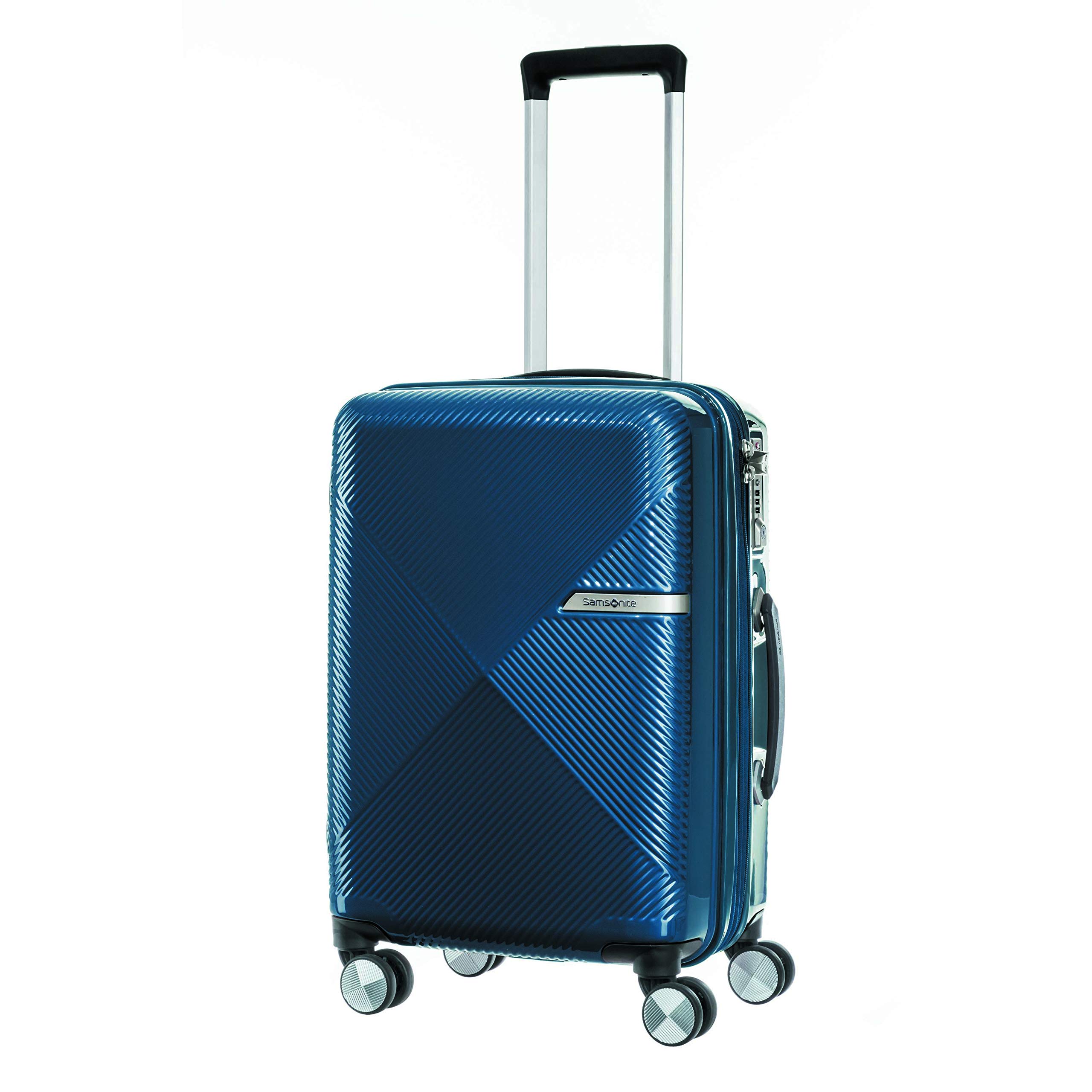 

Samsonite Volant Spinner 55 Suitcase, Carry-on Compatible, Expandable Capacity, Carry-on Compatible, Warranty Included, 36L, 55cm, 2.9kg, Blue