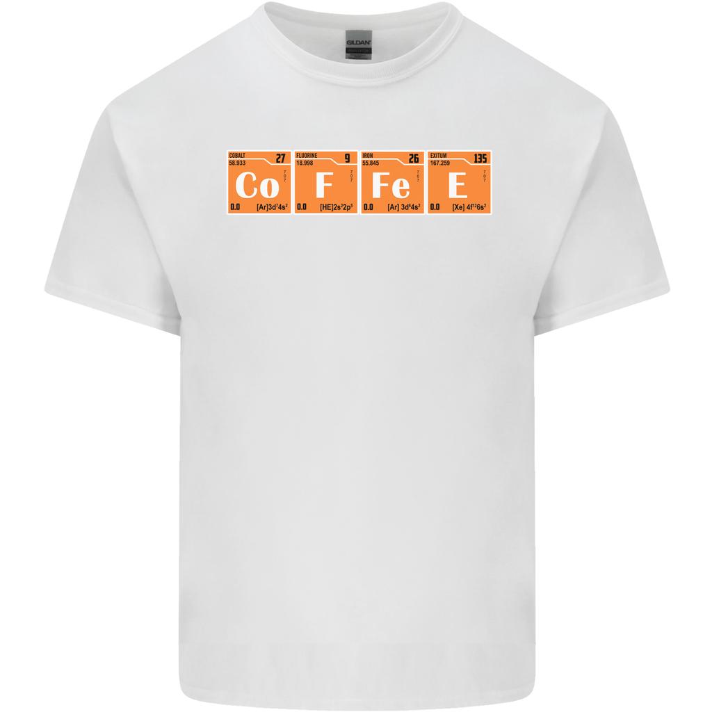 Coffee Periodic Table Chemistry Geek Funny Unisexs Light Cotton TShirt