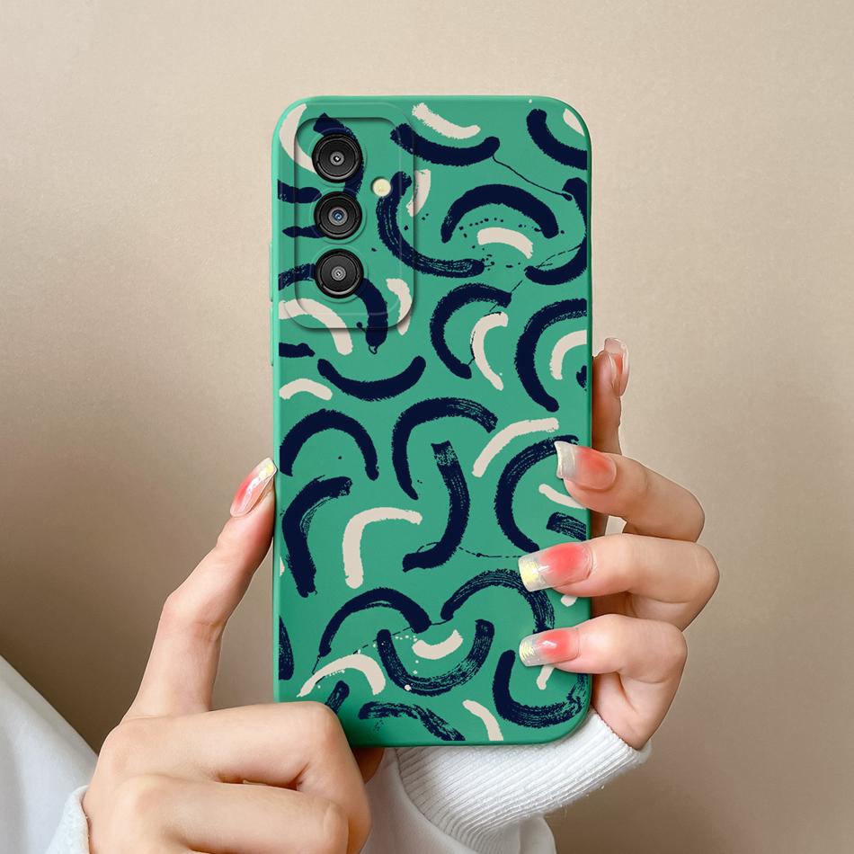 For Samsung A15 A14 Phone Case Hawaii Vacation Style Back Cover Liquid Silicone Camera Protector For Samsung A 15 Carcasa Capa
