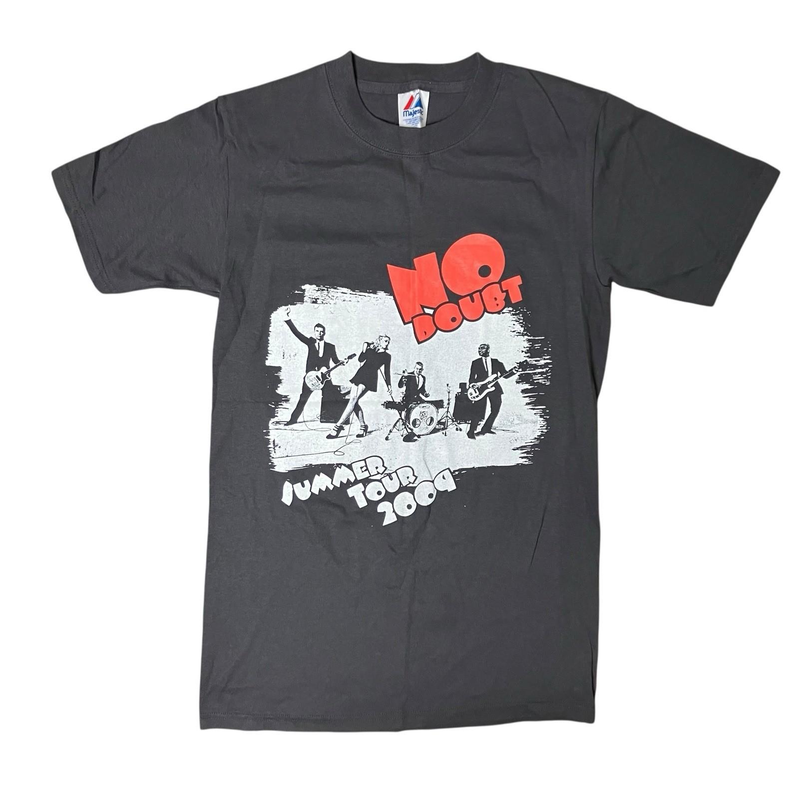 No Doubt T-shirt Mens S Grey Summer Tour 2009 Majestic Red Grunge Band Y2K Rock XXXXL