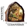 1pc Reading Mice PVC Wall Decal, Heartwarming  Animal Pattern Self-Adhesive Removable Waterproof Vinyl  Wall Sticker.