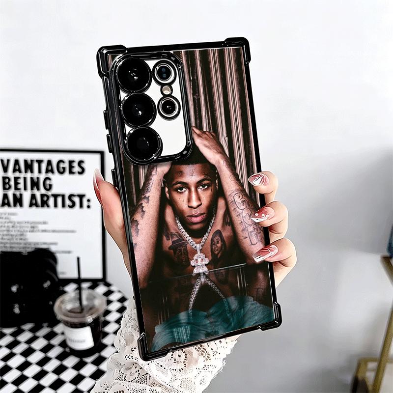 Rapper YoungBoy Plating Phone Case For Samsung Galaxy S24 S25 FE S26 Edge S23 Ultra S22 S21 Plus S20 Anti-Fall Airabag Cover