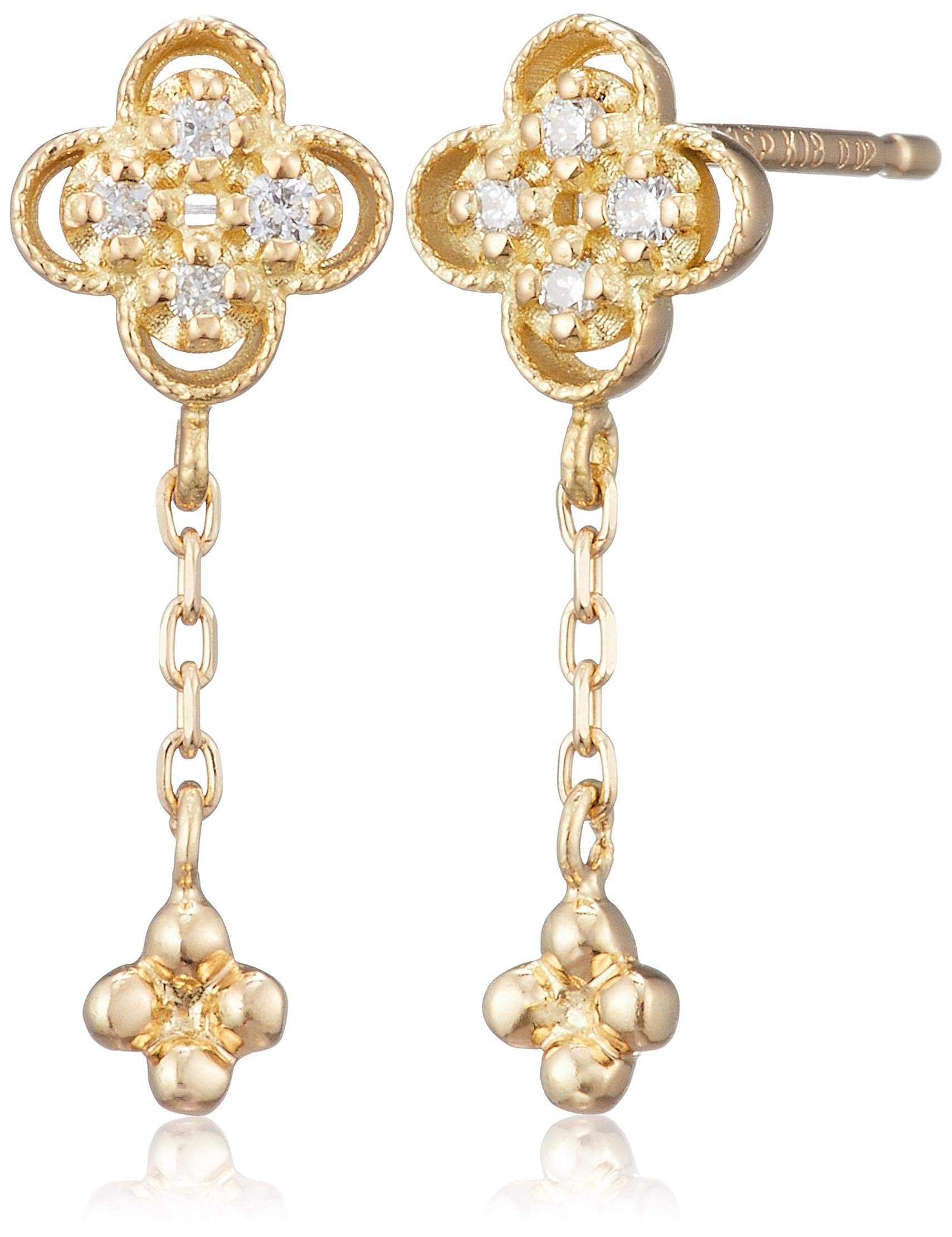 

Діамантові сережки Wisp K18 з жовтого золота [WISP] (GPRWP22819) жовтий