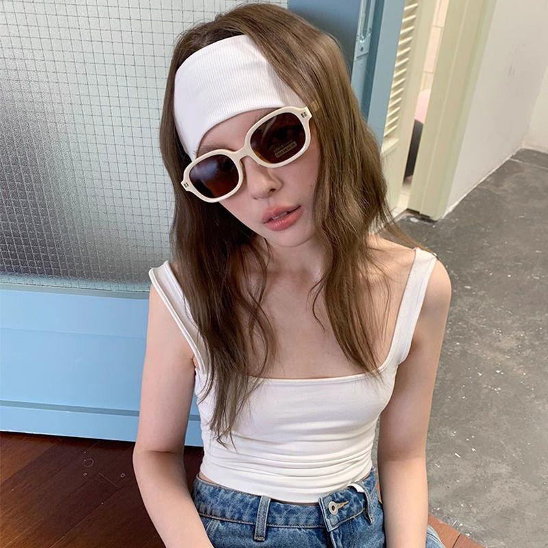 Wide Solid Color Hairbands Soft Non-Slip Elastic Headband Women Girls Makeup Running Sports Yoga Vintag Hair Accessories