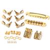 Sillet de chevalet, Chevalet et Sillet plaqués or Mécaniques pour guitare acoustique à cordes métalliques Compatibles avec les guitares électriques style GB LP