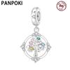 Copper Shine Rotating Tree Of Life Pendant Charms Beads Fit Bracelets Diy Gifts Jewelry Accessory