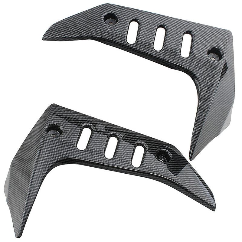 for Kawasaki Z750 2004-2007 Carbon Fiber Motorbike Radiator Side Covers Guards Protective Mesh Trim Fairing Shell Panel Shroud Accessories