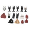 102Pcs Multitool Blades Kit Triangular Finger Sandpaper Oscillating Saw Scraper Accessories