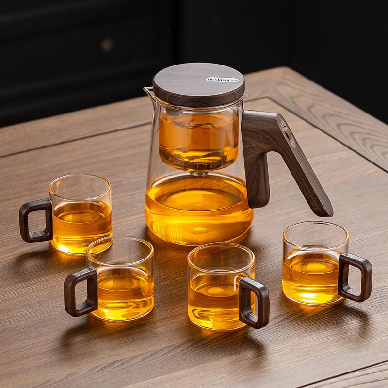 Heat-Resistant Glass Magnetic Tea Infuser Pot Set
