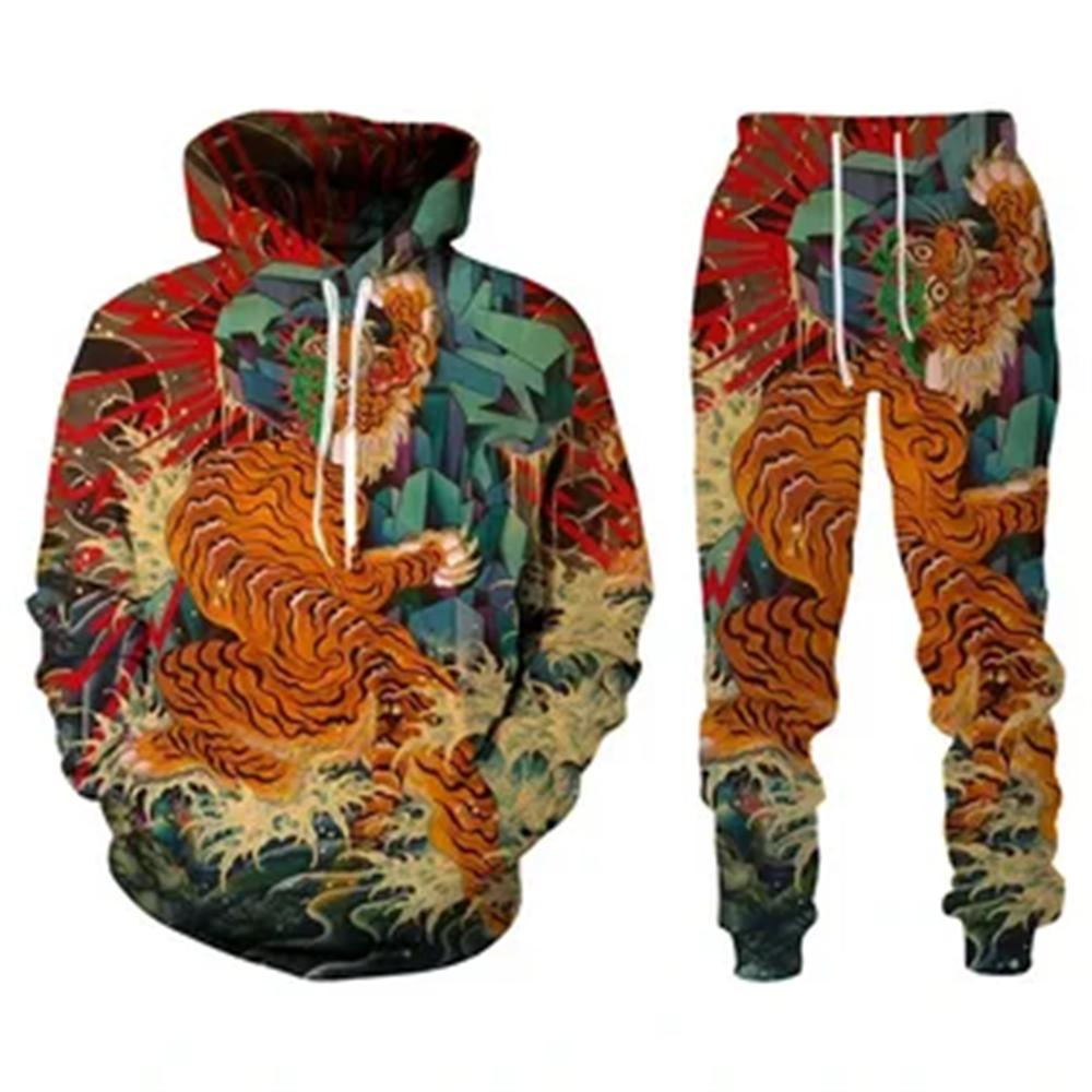 Man Woman Casual Hoodie+pants 2PCS Country Girl Deer Hunting 3D Print Tracksuit Set Set Fashion Camo Streetwear Pullover Clothes