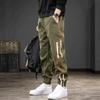 Side Striped Casual Pants Men's Spring and Summer New Trendy Brand Loose Large Size Corset Sweatpants