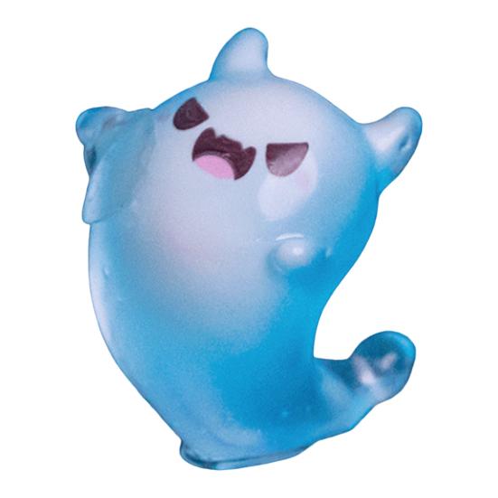 Halloween Mini Ghost Figures with Box Miniature Glow-in-The-Dark Ghost Figurine Luminous Tiny Ghost Toy for Home Party Decor