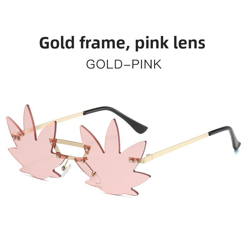 Summer Unisex Frameless Sunglasses With Metal Frame And Uv400 Protection For Outings