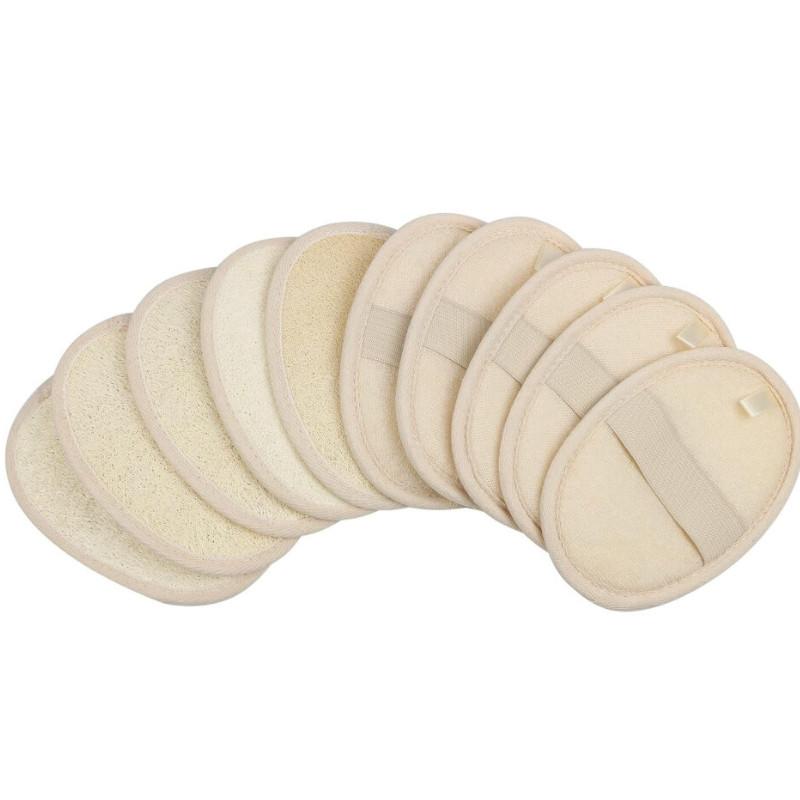 11x16cm Natural Loofah Bath Scrubber Towel Exfoliating Pads For Use Shower
