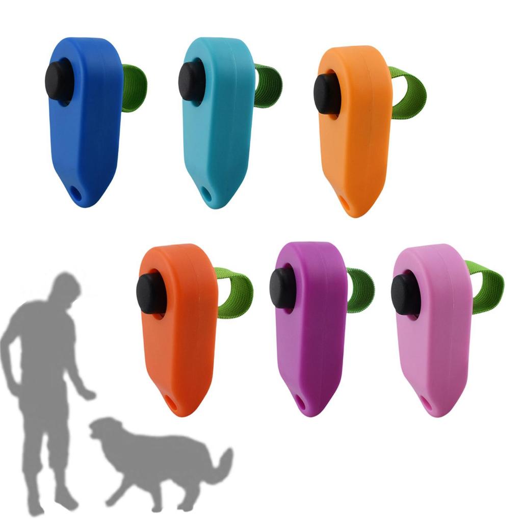 Dog Training Clicker Portable Obedience Aid Tool Pet Trainer Sound Clicker for Puppy Kitten Cat Training Supplies Accessories