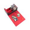 Hot-Selling Double Row 1200-Capacity PU Leather Magnetic Planet Card Game Box