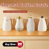 1L Thermal Coffee Carafe Double Walled Vacuum Coffee Pot Thermos Pot With Handle Kettle Insulated Carafe Keeping Hot Cold