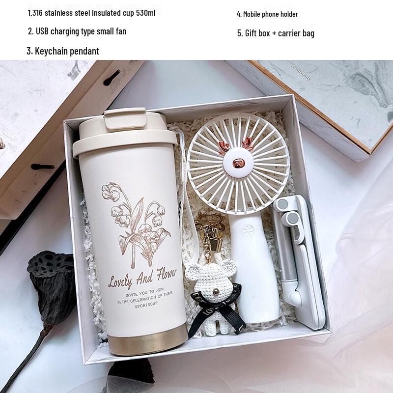 Huazao Baijia Portable Stainless Steel Mug Gift Set