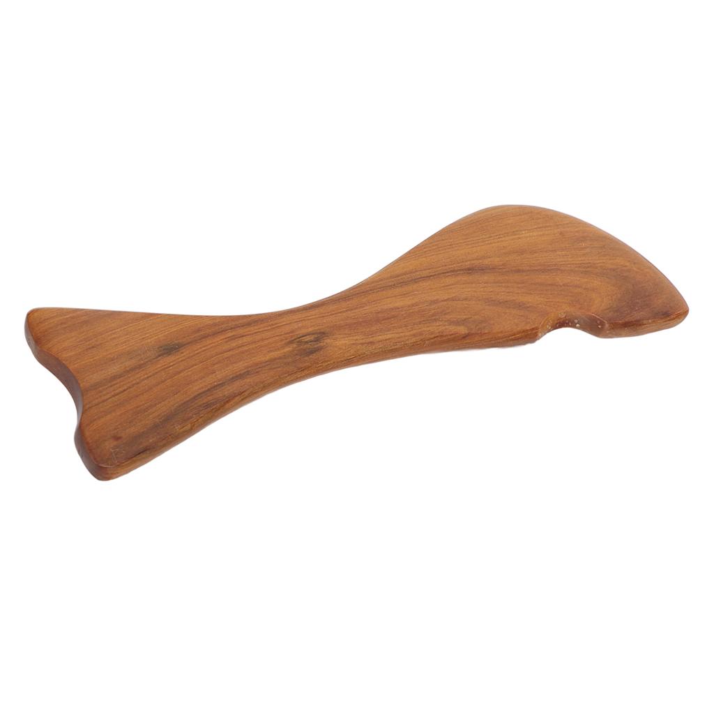 Wooden Scraping Board Body Shaping Relax Muscles Universal Fish Shape Gua Sha Massage Tools for Neck