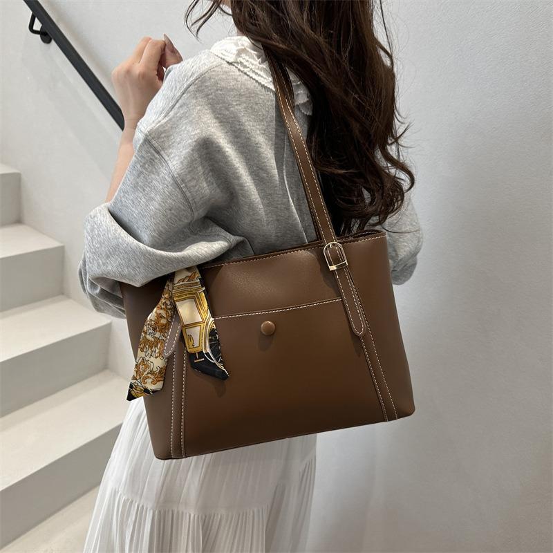 Solid Color Simple Atmosphere Daily Commute Versatile Casual Shoulder Armpit Bag Summer Popular Urban Hand Bag