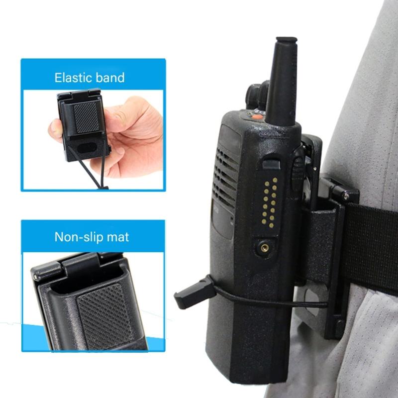 Secure Radio Carriers Clip for Construction Workers, Warehouse Staff Service Belts, Two Way Radio In Law Enforcement Use