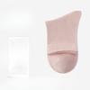 Female Autumn Pure Color Cotton Sweat Absorbing Deodorizing Antibacterial Boneless Cotton Socks
