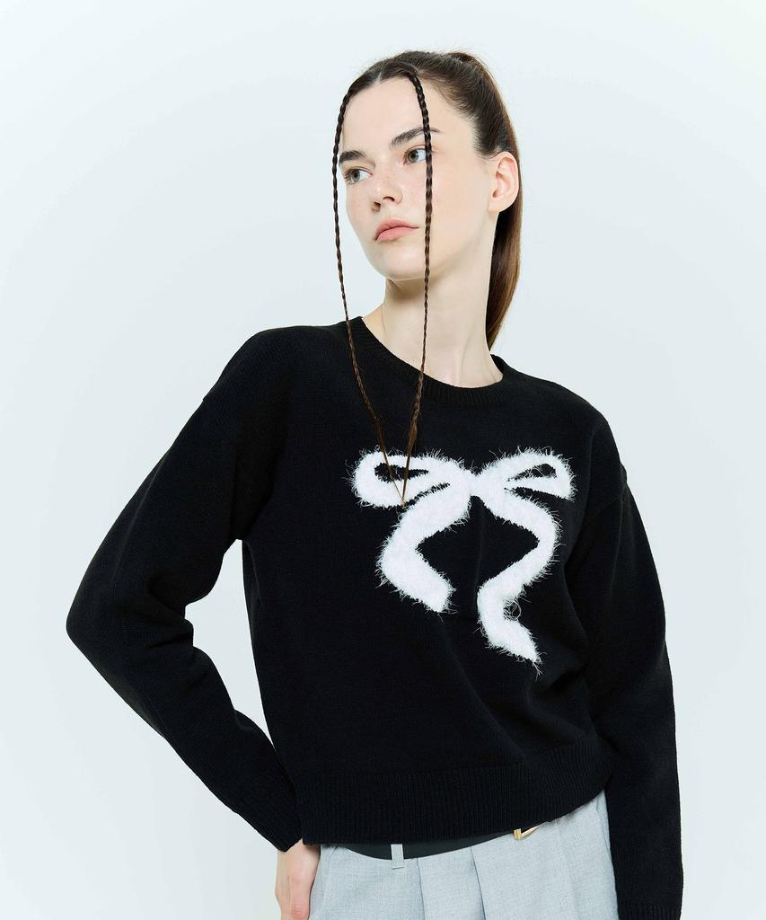 LARTIGENT L6 Ribbon Mix Knit(Black)