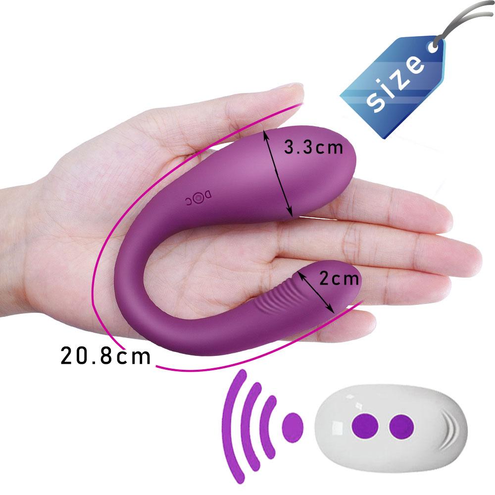Wireless Remote Control Panties Vibrator U-shaped Adult Toys Clitoris Stimulator Female Masturbator