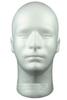 Fuji Interior Mannequin Head Male Head Lightweight Display Model Stand White