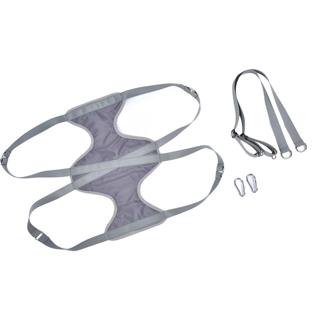 

Size M Pet Sling Waterproof Nail Trimming Helper Easy Use Dog Grooming Tool Pet Bathing серый