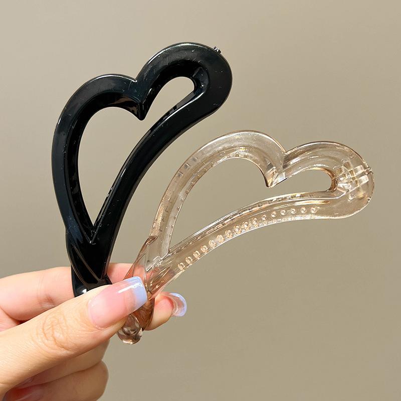 Simple Banana Clip Large Hair Clip Female Fashion Hair Clip Hairpin Vertical Clip Back Head Hair Clip Korean Hair Accessories
