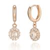 ELLE Jewelry 14K Gorgeous One-Touch Earrings (Gold Pin) ELGPEE307