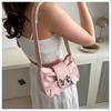 Trendy Bow Shoulder Bag for Women, Casual Underarm Bag,Daily Commuting Bags, PU Leather, Lady Banquet Bag, Business Women's Bags