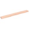VidaXL Wall Shelf 100x10x4 Cm Solid Untreated Oak Wood 363555