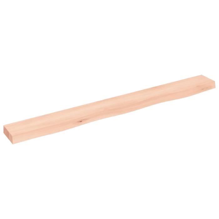 VidaXL Étagère murale 100x10x4 cm bois de chêne massif non traité 363555