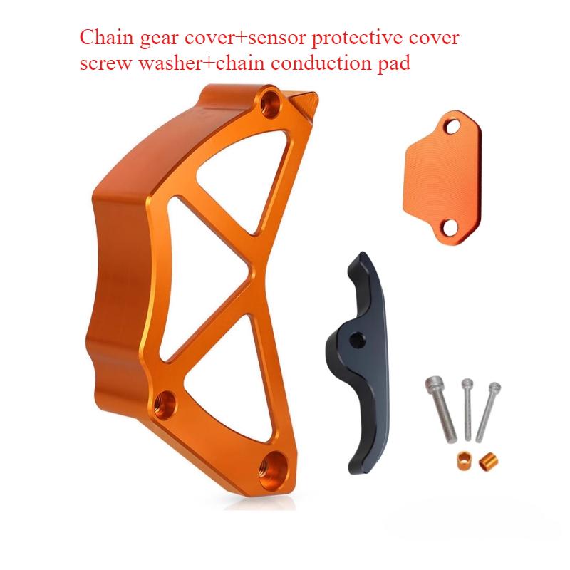 Motorcycle Chain Gear Protection Cover Sensor Protection Cover Decorative for KTM DUKE 790 890ADV R S 2018-