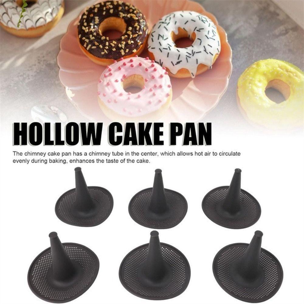 6Pcs Coffee Silicone Donut Mold Conical Shape Bread Mold for Baking Bagel Pans Set Donut