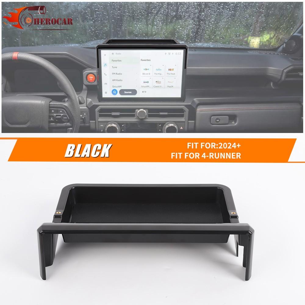 Dashboard Storage Organizer Box Tray Behind Screen for Tacoma 2024 2025 4Runner