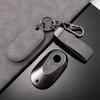 Leather for Mercedes Benz 2022 C S Class W206 W223 S350 C260 C300 S400 S450 S500 Smart Remote Car Key Case Cover Holder Keychain