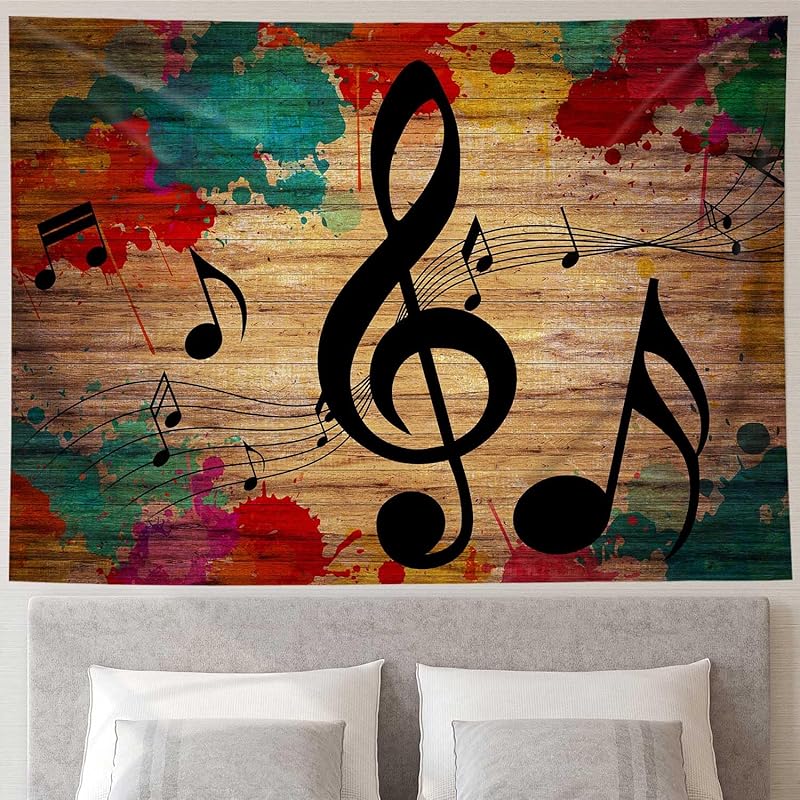 

Музыкальные Музыкальные Постеры 60x40 Настенные Для Спальни Диско Для Детей И Взрослых Группа Гобелен Домашний Декор Психоделический Гобелен Смешной Черный Ретро 60x40