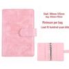 PU Crocodile Texture A6 Detachable Notebook with Zipper Pocket and Printable Logo
