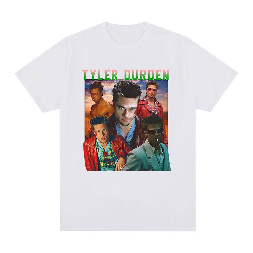Tyler Durden Vintage Graphic T Shirt Women Gothic Fashion Short Sleeve Tshirts Casual 100 Cotton Oversized Tshirt Streetwear