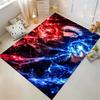 Cool Fire and Ice Balance Style Carpet Suitable for use as an anti-slip game mat for living room and bedroom sofas
