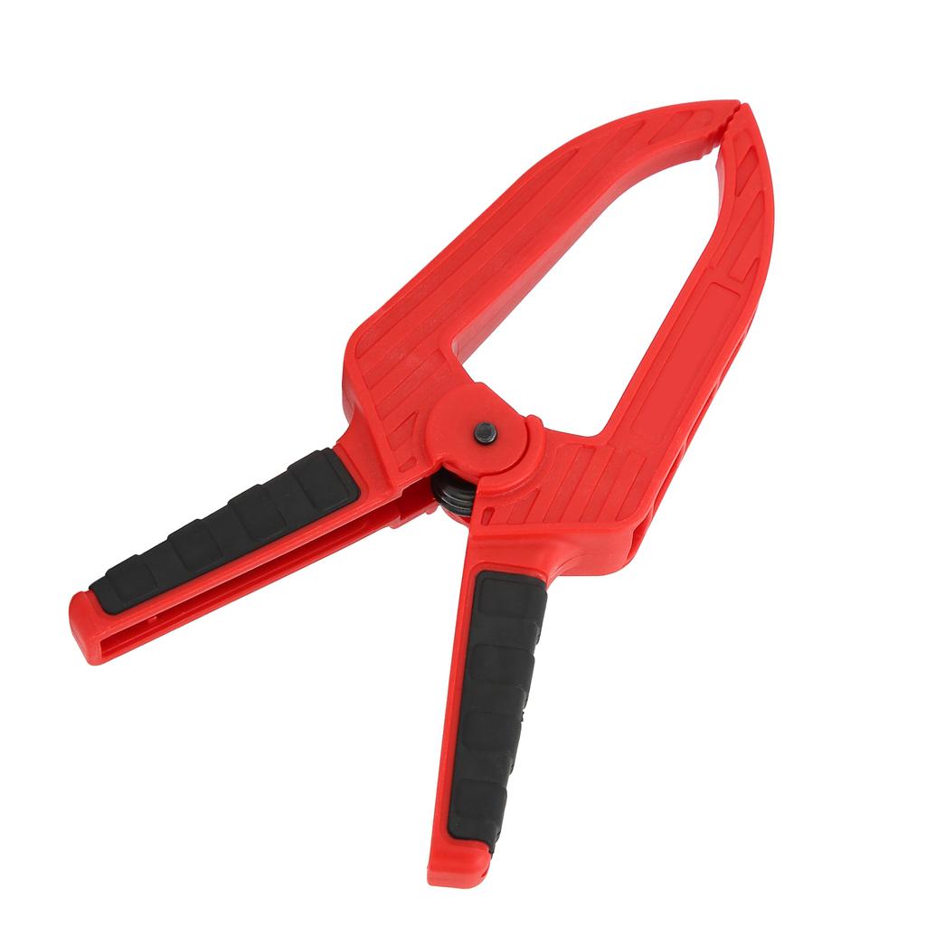 Spring Clamp with Long Flat Nose Plastic Fixing Clamp Woodworking Fixture Accessory3in Opening 75mm Deep 110mm