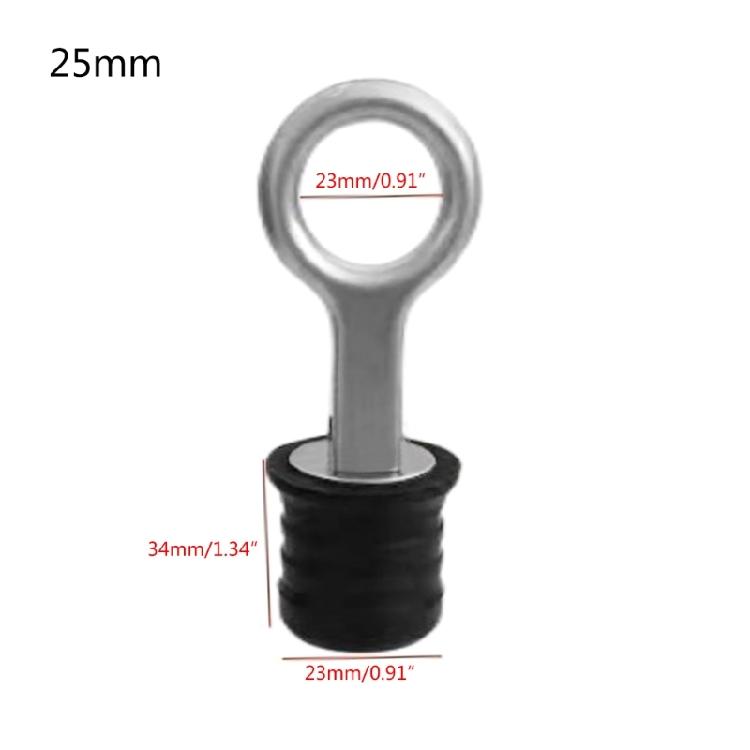 Boote Schnapp-Abflussstopfen 1-1/4" Edelstahl Marine Bootszubehör